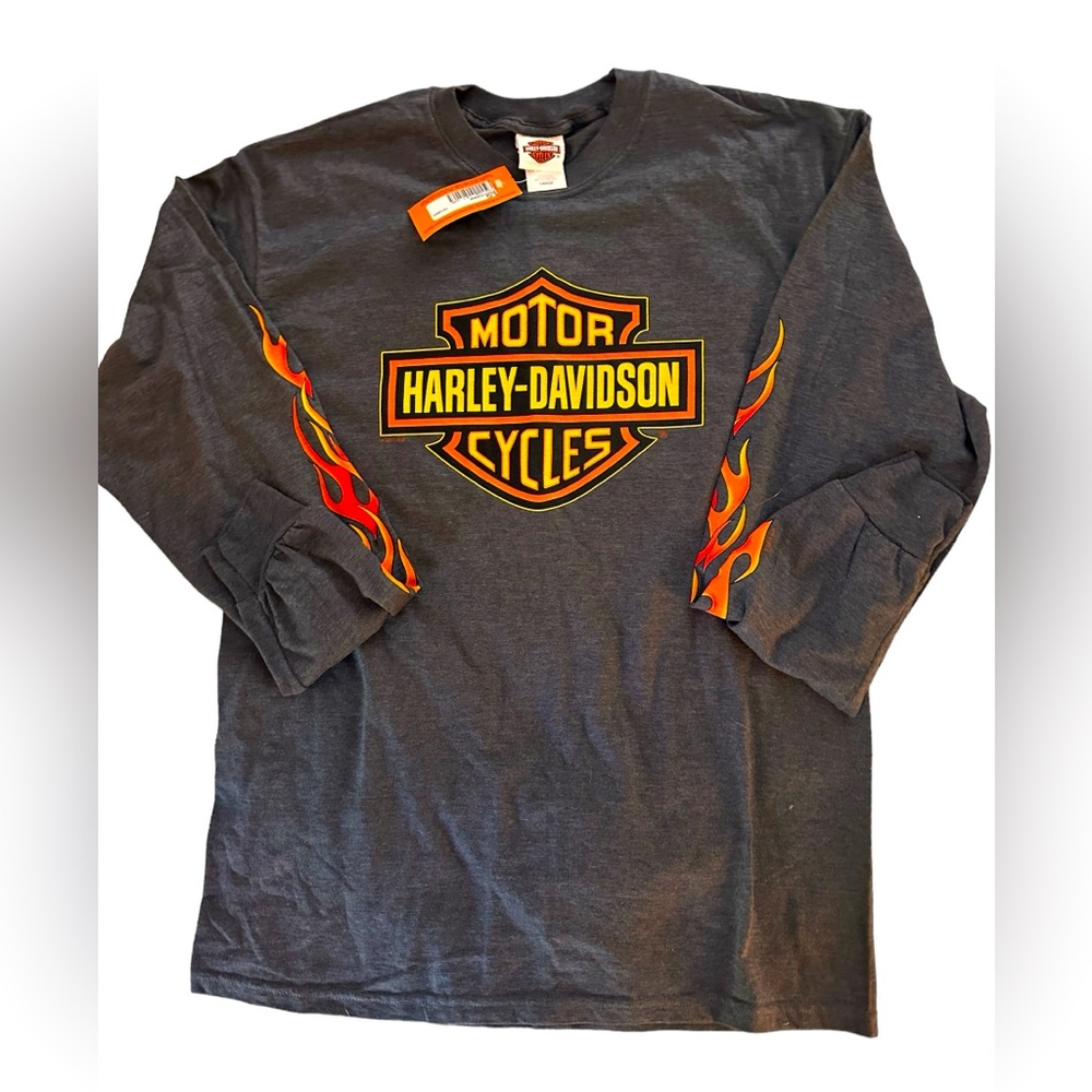 Harley Davidson Mens Long-Sleeve T-Shirt, size L